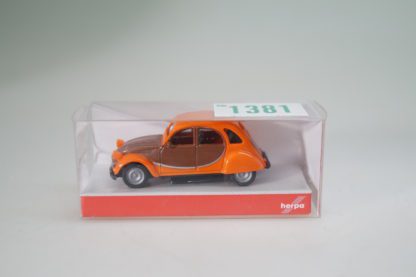1:87 Herpa 2081/020817 Citroen Charleston-Ente orange/braun, neu