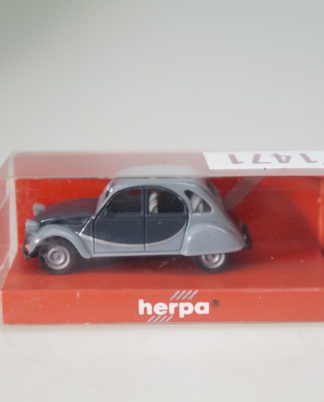 1:87 Herpa 2081/020817 Citroen Charleston-Ente grau/schwarz, neu