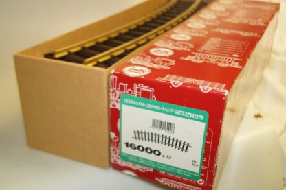 Spur G: LGB 16000 gebogenes Gleis R3 12 Stück, 22,5°, neu/ovp