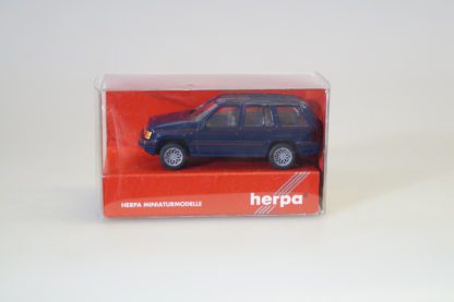 1:87 Herpa 021784 Chrysler Jeep dkl.blau #1, neuw./ovp