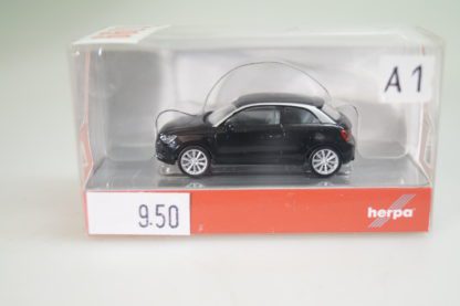1:87 Herpa 024310 Audi A1 schwarz, neu