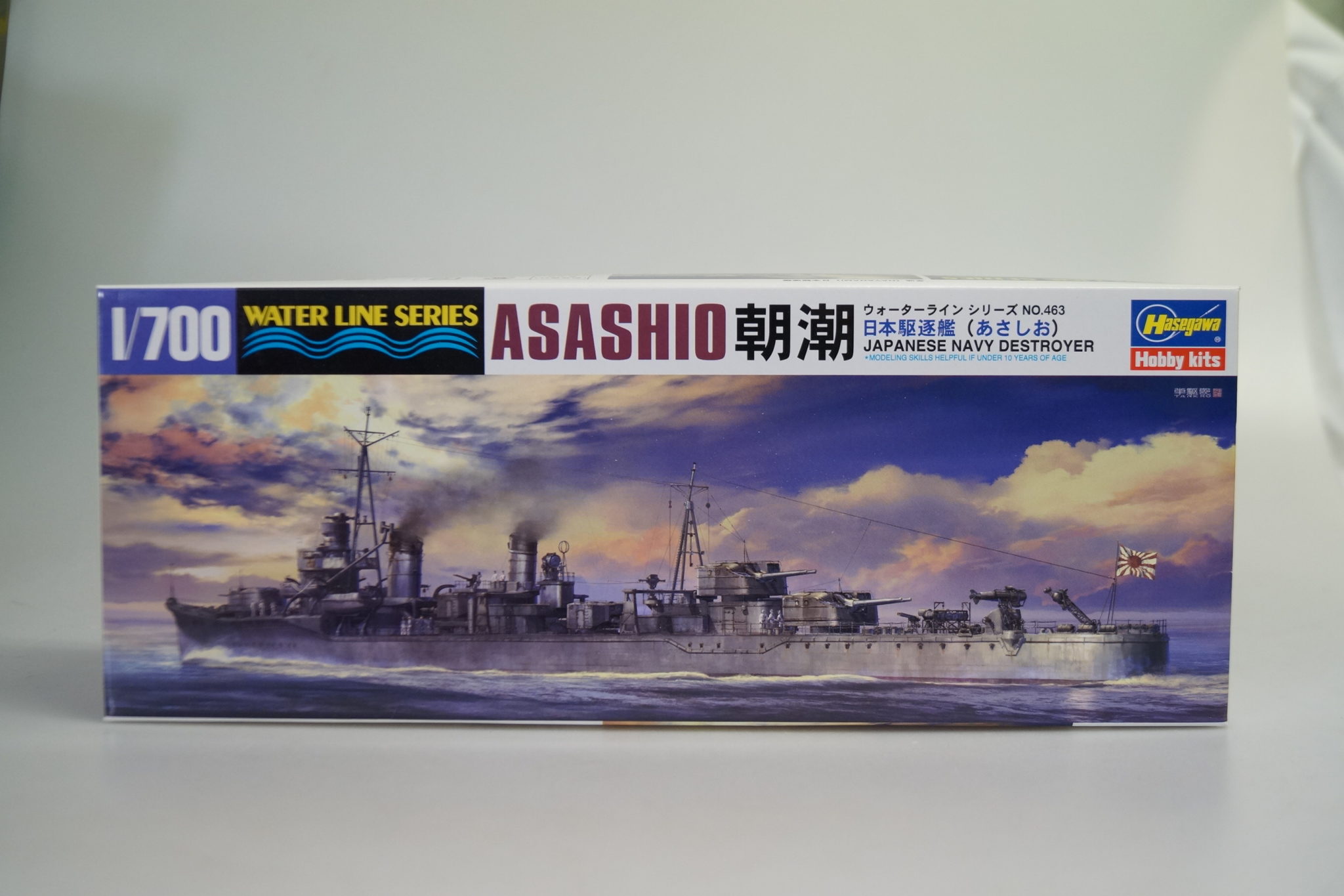 463 Hasegawa 1:700 Jap.Zerstörer Asashio, neu