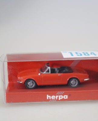 1:87 Herpa 022354 Fiat 124 Spider rot, neu