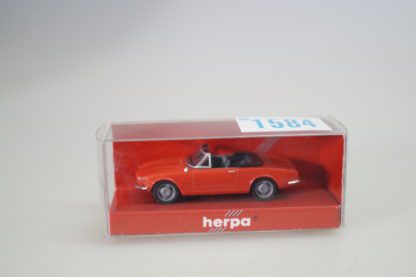 1:87 Herpa 022354 Fiat 124 Spider rot, neu