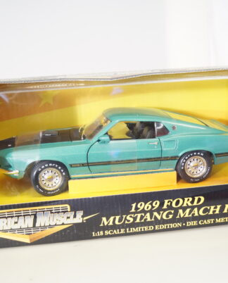 1:18 Ertl 32265 American Muscle 1969 Ford Mustang Mach I, neu/ovp