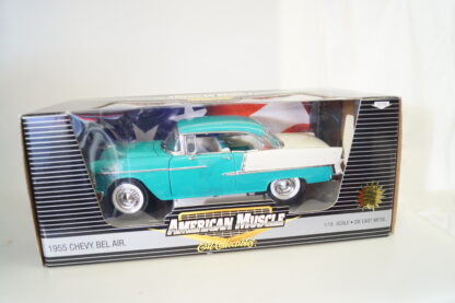 1:18 Ertl 33759 American Muscle 1955 Chevy Bel-Air türkis, neu/ovp/lim.2500