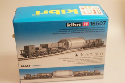 H0 KIBRI Bausatz 16507 'Schienentiefladewagen' - neu