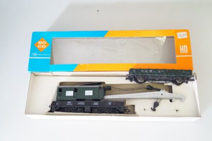 H0 Roco 4316 Kranwagen mit Kranschutzwagen, top/ovp