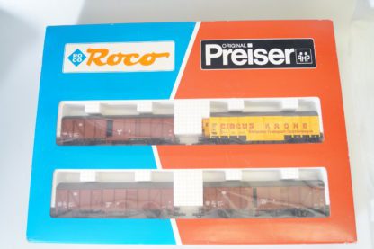 Spur H0 ROCO/Preiser 44009/30726 Zirkus-Krone-Set, neu – Bild 2