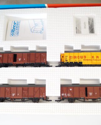 Spur H0 ROCO/Preiser 44009/30726 Zirkus-Krone-Set, neu
