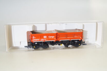H0: Fleischmann 5531K Muldenkippwagen Fans 128 DB Cargo, neuw./OVP