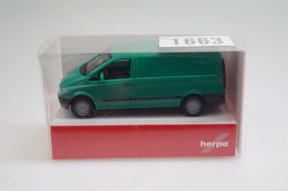 1:87 Herpa 046008 MB Vito Kasten grün, neu