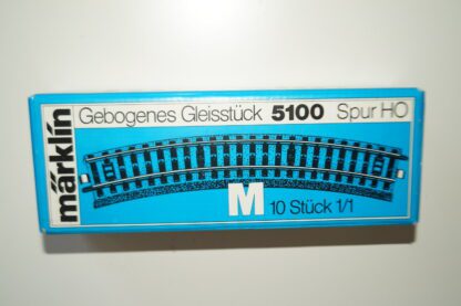 H0: Märklin M-Gleis 5100 10x Gebogenes Gleisstück, neu/ovp