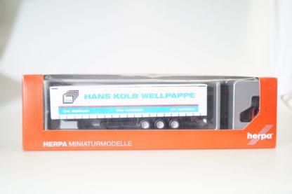 1:87 Herpa 076784 Auflieger mit Stapler Kolb Wellpappe, neuw./ovp