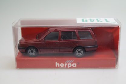 1:87 Herpa 031639 VW Golf III Variant GL dkl.rot-met., neu