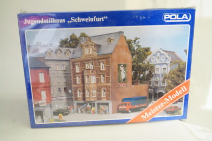 H0: Pola Bausatz 182 Meister-Modell Jugendstilhaus Schweinfurt, neu