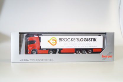 1:87 Herpa Scania Sz Brocker Logistik , neuw./ovp