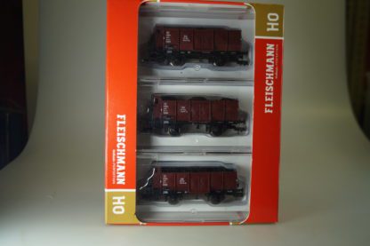 H0 Fleischmann 590103k Güterwagen-Set DB 'Om/Ludwigshafen, Kohleladung', neu/ovp