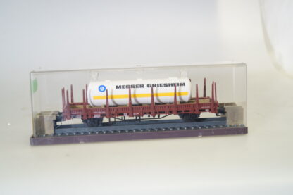 H0: RÖWA 2055 Rungenwagen Rimms 58 DB Messer Griesheim, top/ovp