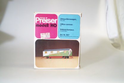 1:87 Preiser Bausatz 607 Zirkus-Bürowagen Sarrasani, neuw./ovp