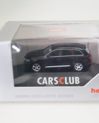 1:87  Herpa exclusiv 920421 CarsClub Audi Q7 schwarz, neu