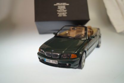 1:18 Kyosho 80430009757: E46 Bmw 3er Cabrio grün, neu – Bild 4