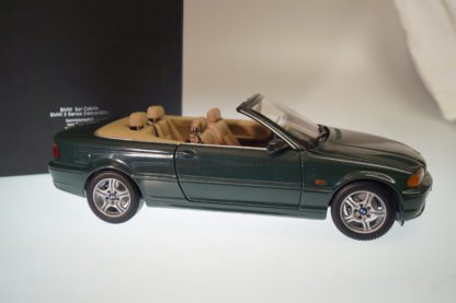 1:18 Kyosho 80430009757: E46 Bmw 3er Cabrio grün, neu – Bild 3