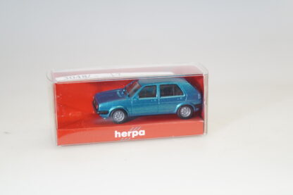 1:87 Herpa 3048/030489 VW Golf II  blau-grün-met., neuw./ovp