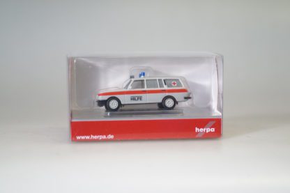 1:87 Herpa 048521 Wartburg Tourist Schnelle Medizinische Hilfe, neuw./ovp