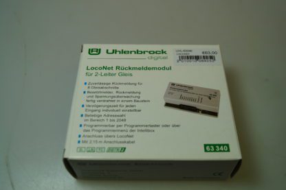 H0: Uhlenbrock 63340 Rückmeldemodul 'LocoNet', neu