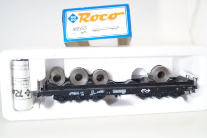 H0 ROCO: 46553 SCHWERLASTWAGEN 'LADUNG: COILS’, TOP