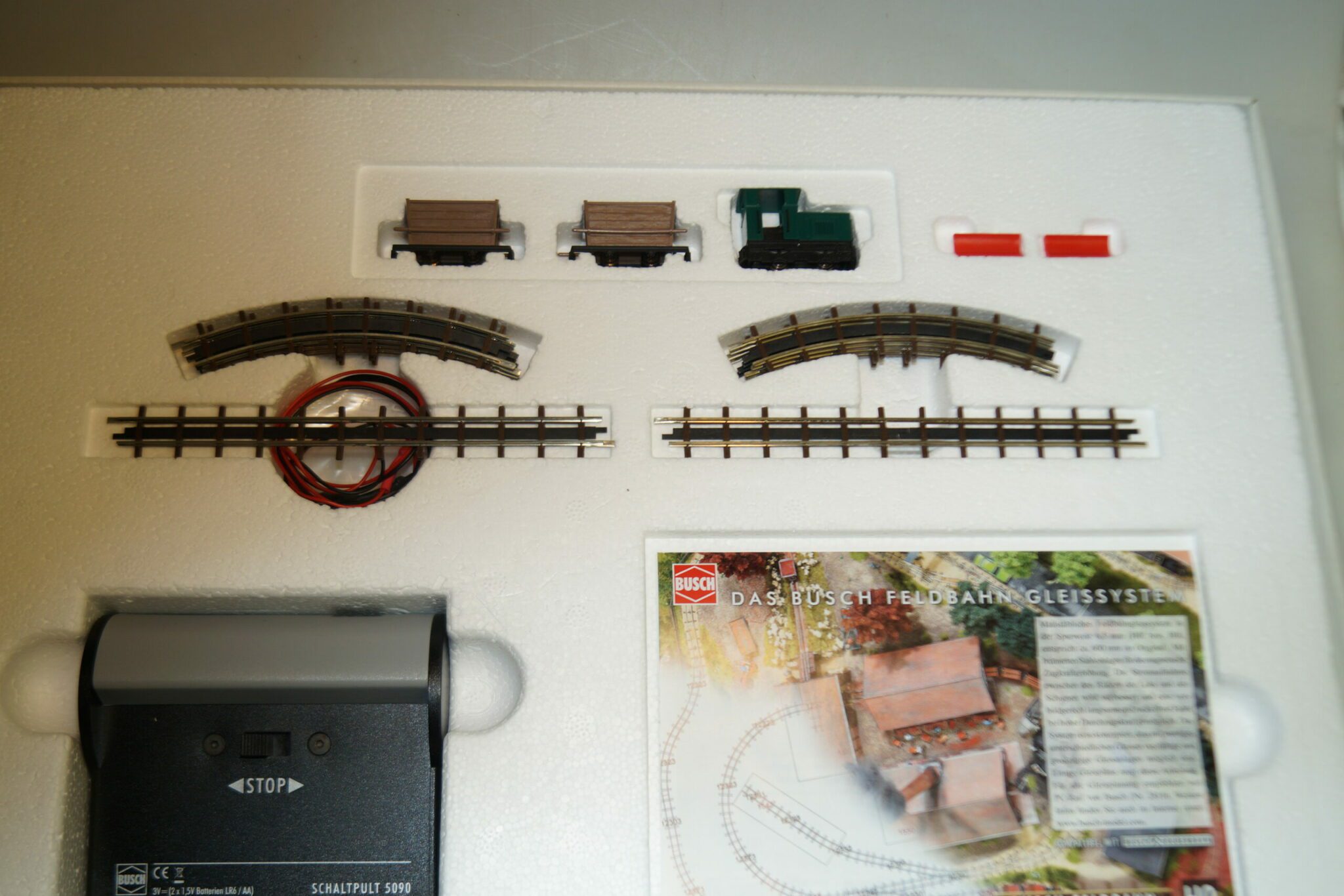 Spur H0f: Busch 12001 Feldbahn-Startset, neuw./ovp – Bild 2