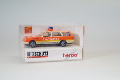 1:87 Herpa 244893 MB E-Klasse T-Modell Interschutz Notarzt, neuw./ovp