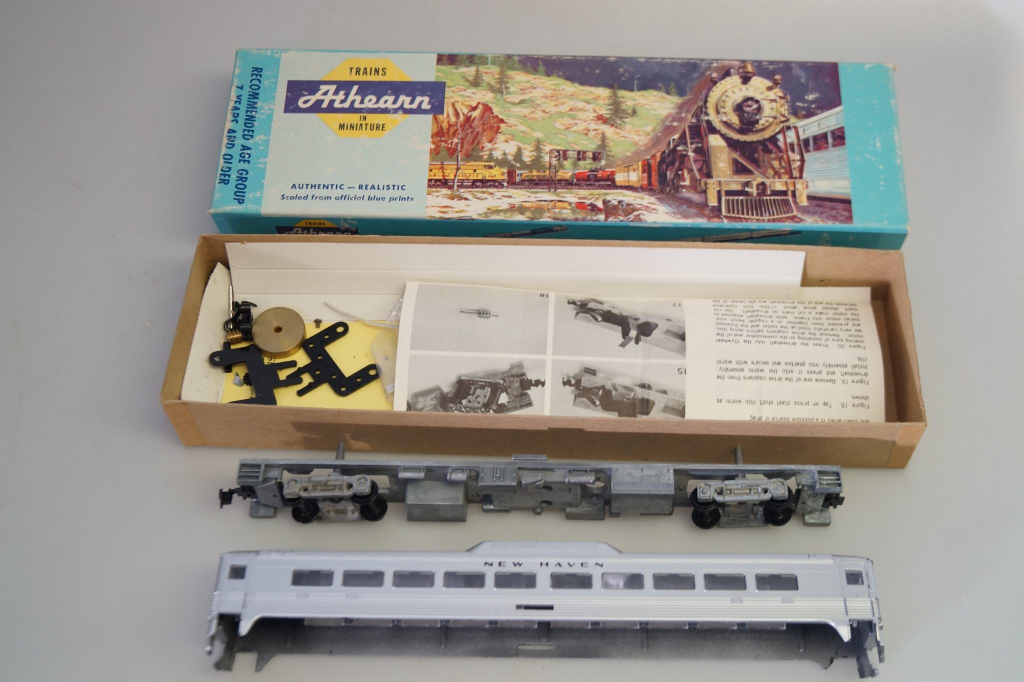 Athearn Rdc h0 Athearn 2072 Bausatz RDC-1 New Haven, Dummy, gebraucht – gearontologist