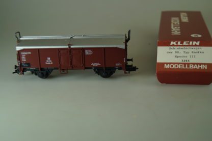 H0 Klein Modellbahn 3264: Güterwagen DB 'Kmmfks' - top/ovp