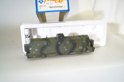 H0 Roco 46110-2 DR Panzerzug-Wagen tarnfarben, ovp/gesupert