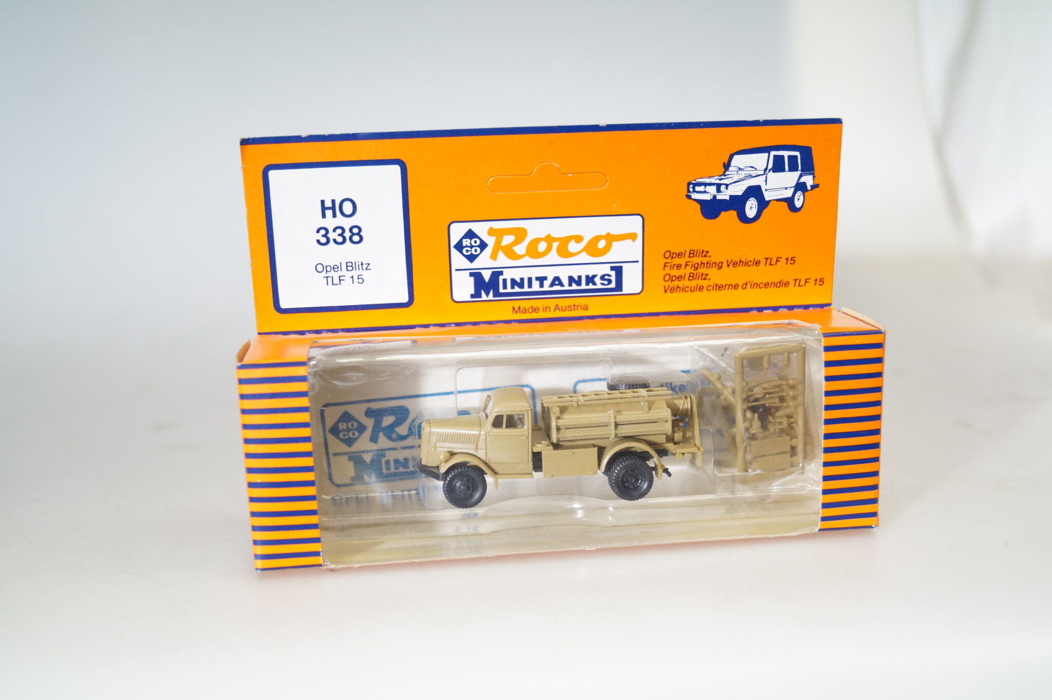 h0 Roco Minitanks 338 Opel Blitz TLF 15, neuw./ovp