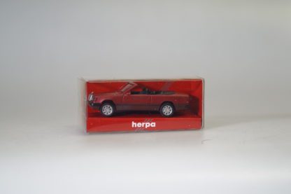1:87 Herpa Somo MB W124 Cabrio dkl.rot-met., neuw./ovp