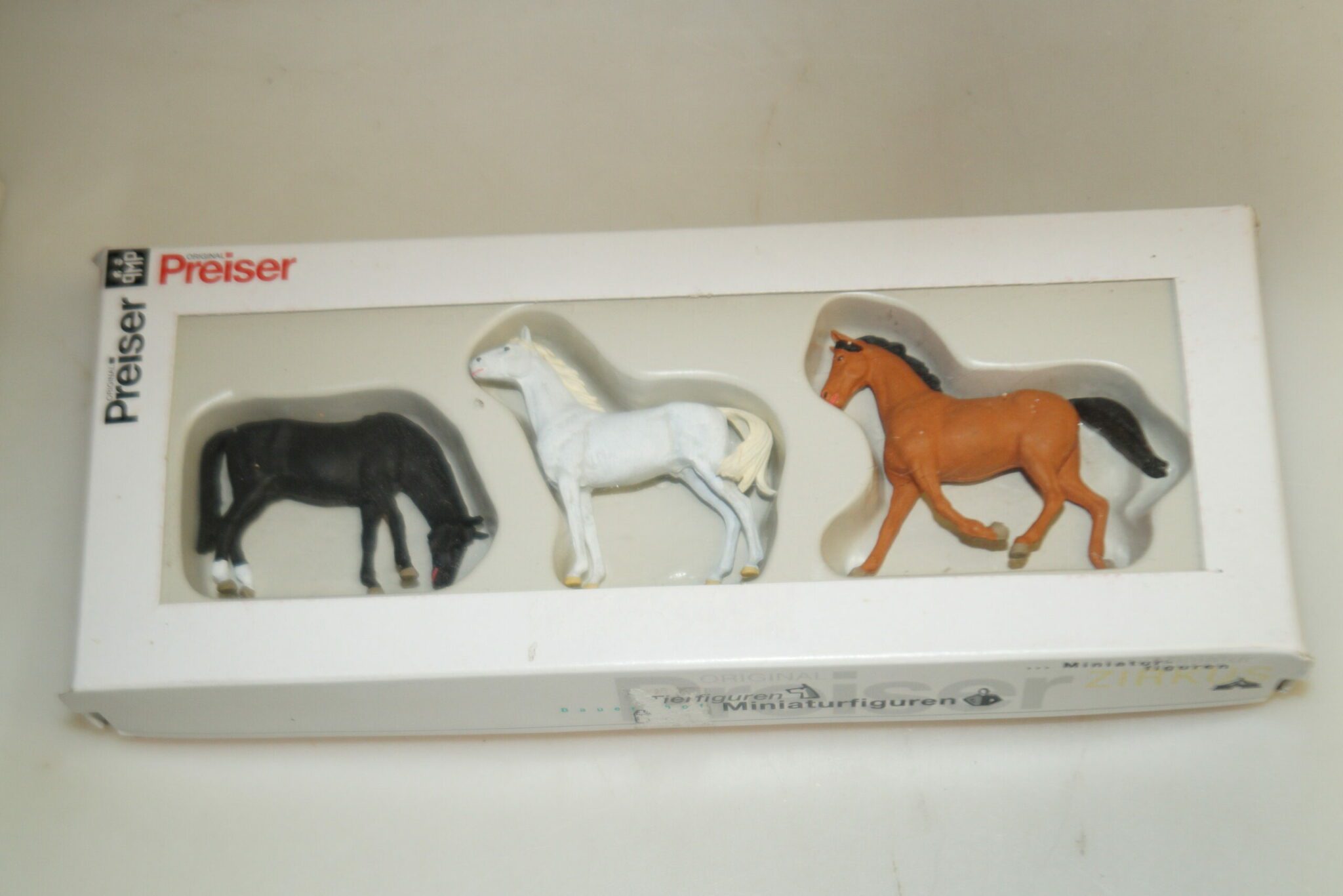 1:43 Preiser 65323 Pferde, neuw./ovp