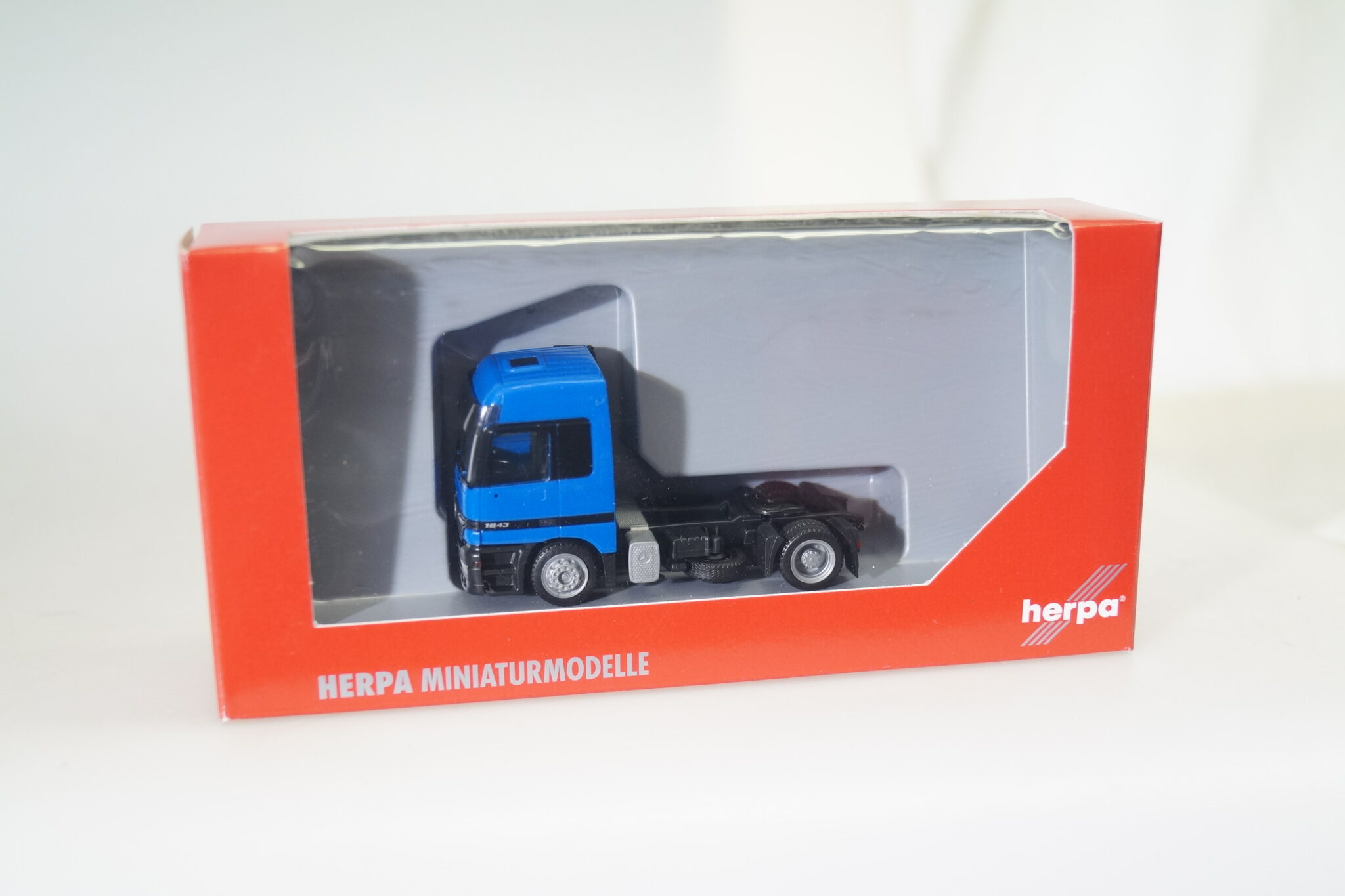 1:87 Herpa 144292 MB ZM Actros blue, new/original packaging | eBay