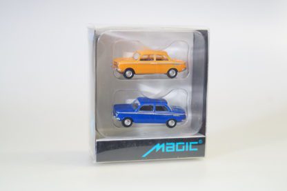 1:87 Herpa MAGIC 451604 Set 2x NSU TT hell-orange/dkl.blau, neuw./ovp