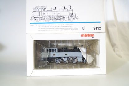 h0 Märklin 3412 Dampflok T 5, top/ovp/DELTA dig.