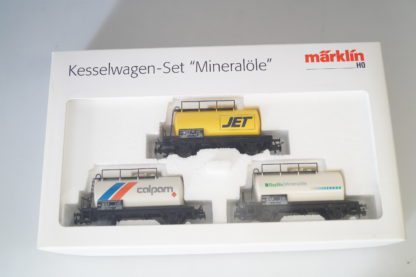 h0 Märklin Somo-Box Kesselwagen-Set Mineralöle, top/ovp