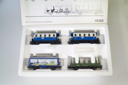 h0 Märklin 40352 Bayr.Güterzug mit Personenbeförderung, top/ovp