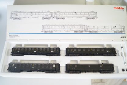 h0 Märklin 42751 Wagen-Set Schnellzugwagen DRG, top/ovp
