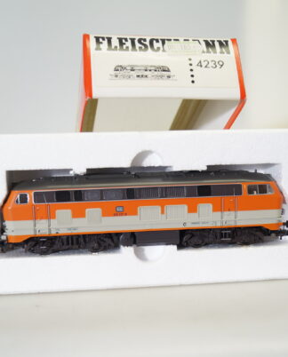 H0: Fleischmann 4239 Diesellok BR 218 City-Bahn, top/OVP