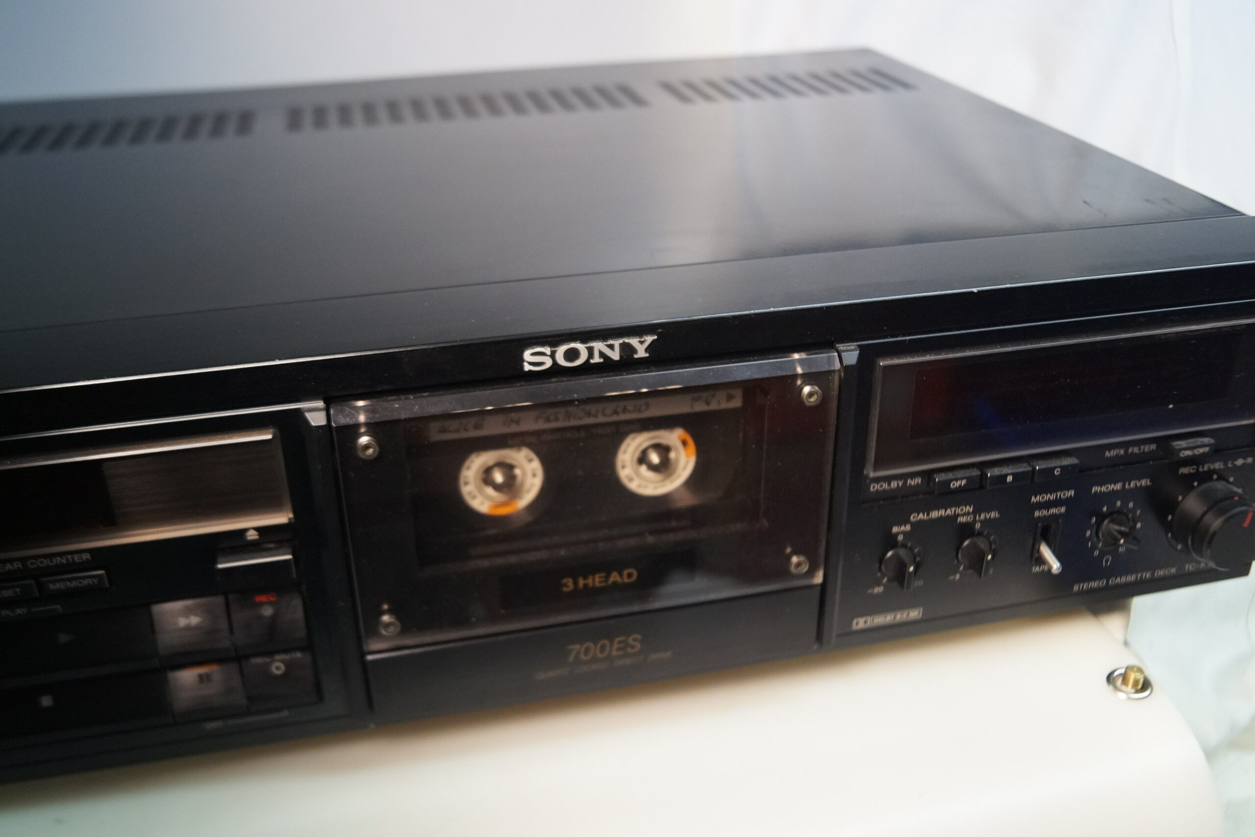 Sony Cassettendeck TC-K700ES, top, Riemen neu, justiert