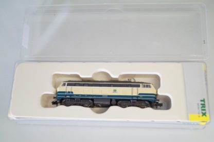 Spur N: Minitrix 16281 Diesellok Br 218, DSS/neuw./ovp/1 Mangel