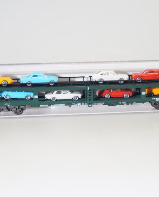 Spur N: Fleischmann 8285 Autotransportwagen, neuw./OVP