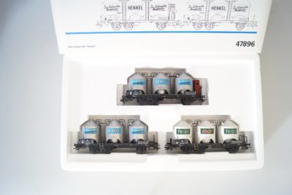 h0 Märklin 47896 Güterwagenset 'HENKEL' – TOP/OVP